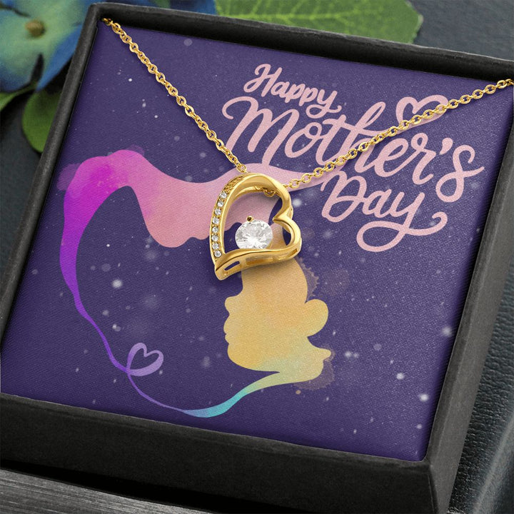 Happy Mother's Day | To the Best Mom in the World - Forever Love Necklace
