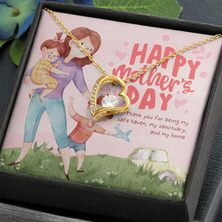 Happy Mother's Day | Thank you for everything Mom - Forever Love Necklace