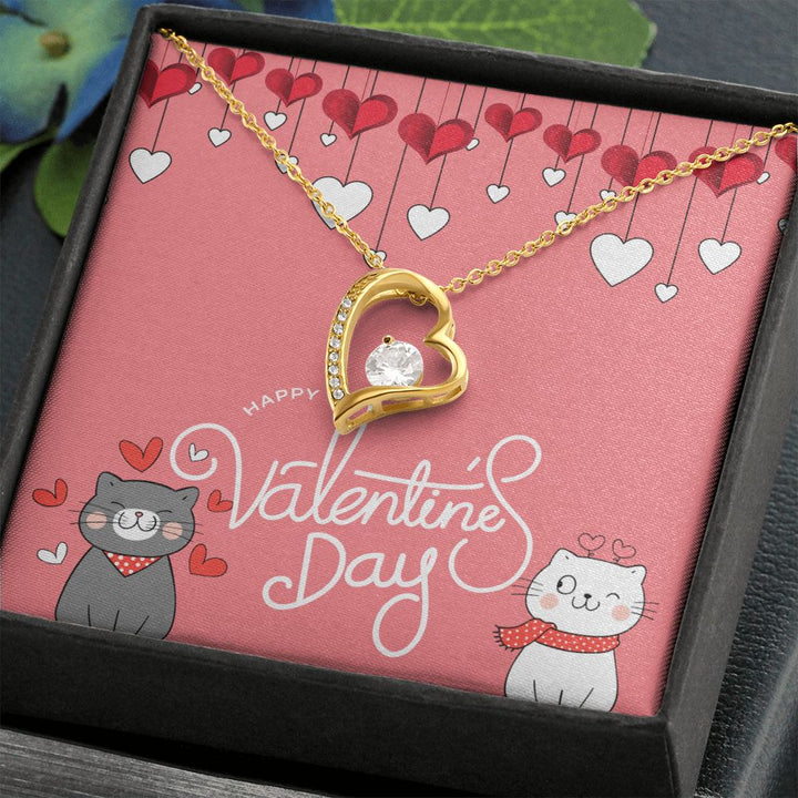 Happy Valentine's Day | Together forever - Forever Love Necklace