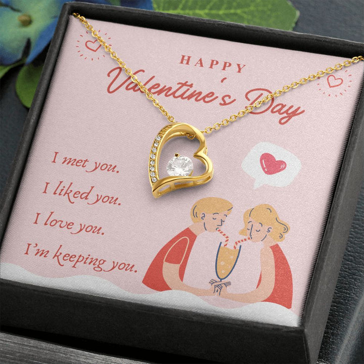 Happy Valentine's Day | Forever Together - Forever Love Necklace