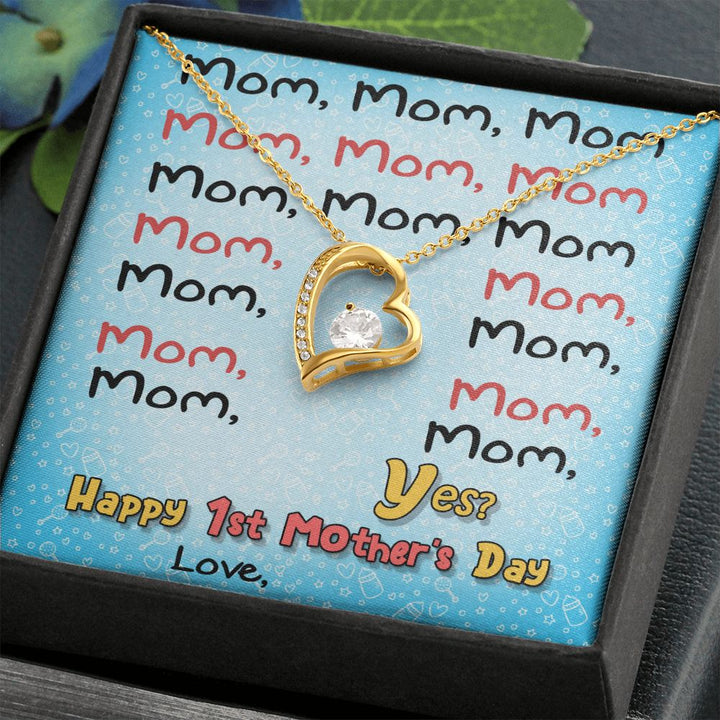 Mother's Day | Happy 1st Mother's Day - Forever Love Necklace