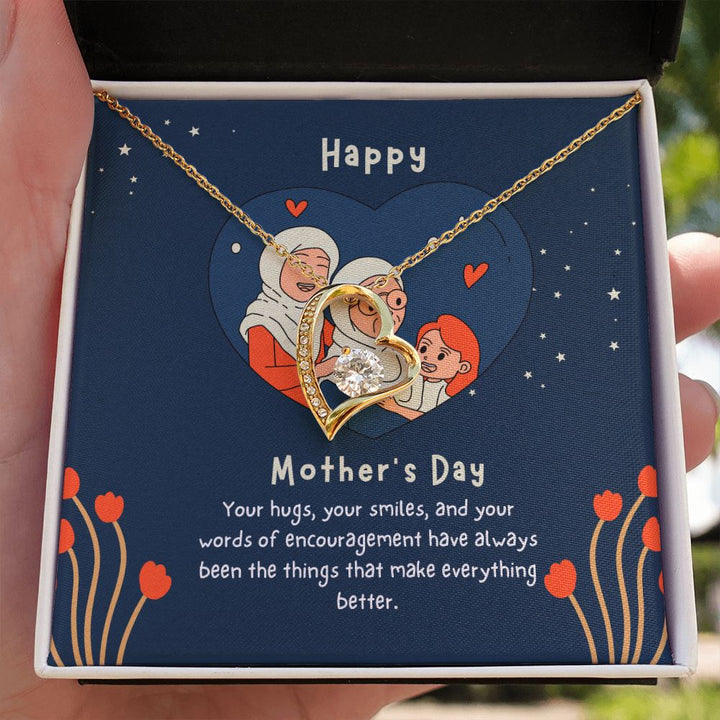 Happy Mother's Day | You Make everything Better - Forever Love Necklace