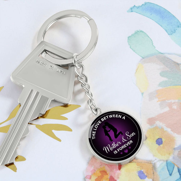 Mother and Son | The Love Between is Forever - Circle Keychain